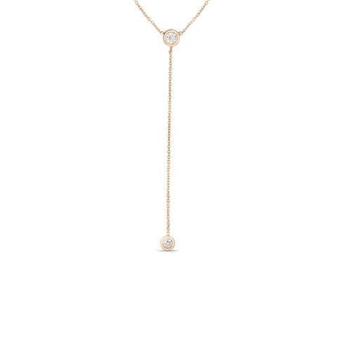 Roberto coin cheap bezel diamond necklace